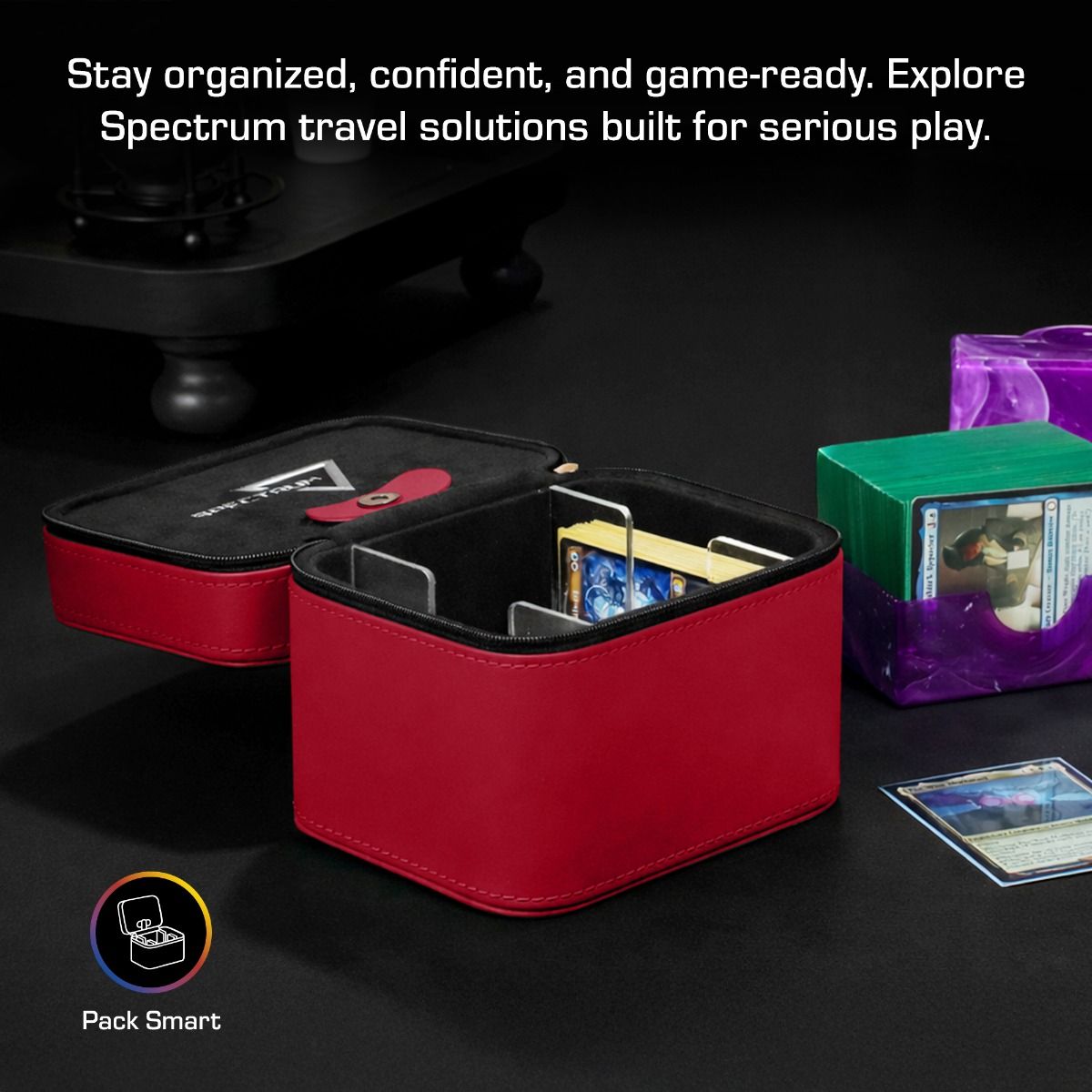 BCW - Prism Deck Case - Matrix - Red