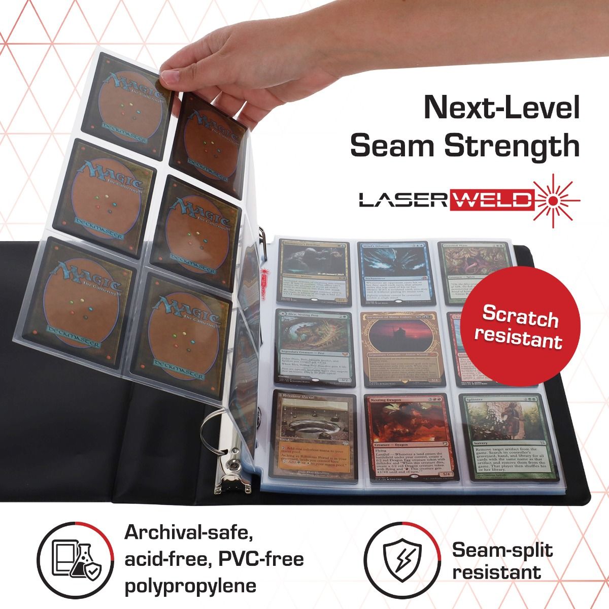 BCW - LaserWeld 9 Pocket Page Side Load (50 ct)