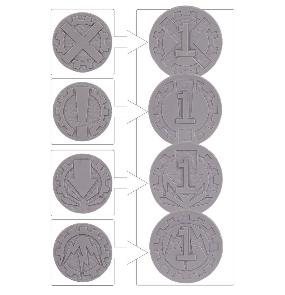 Horus Heresy - Age of Darkness Markers and Tokens
