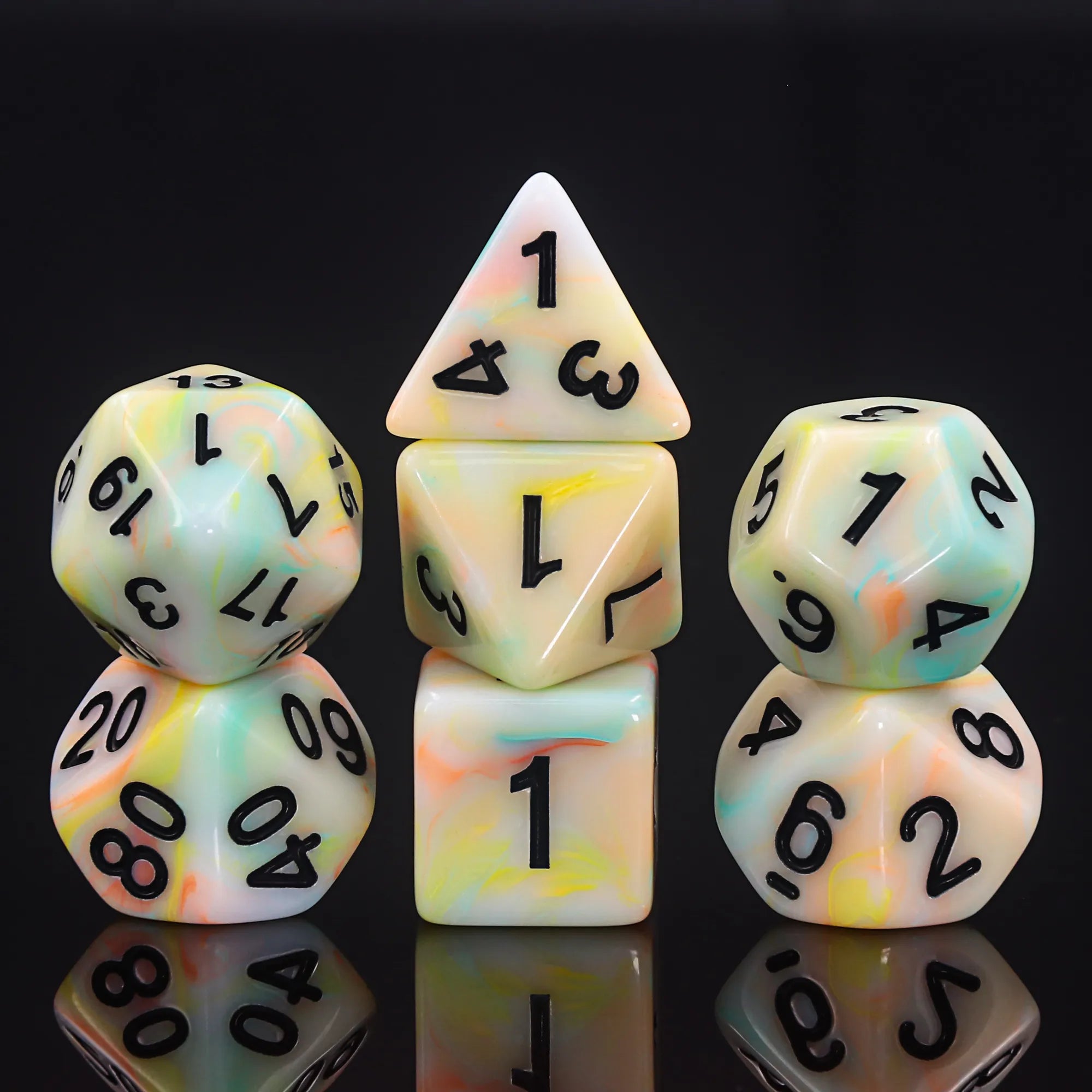Confetti Stream - 7ct Dice Set