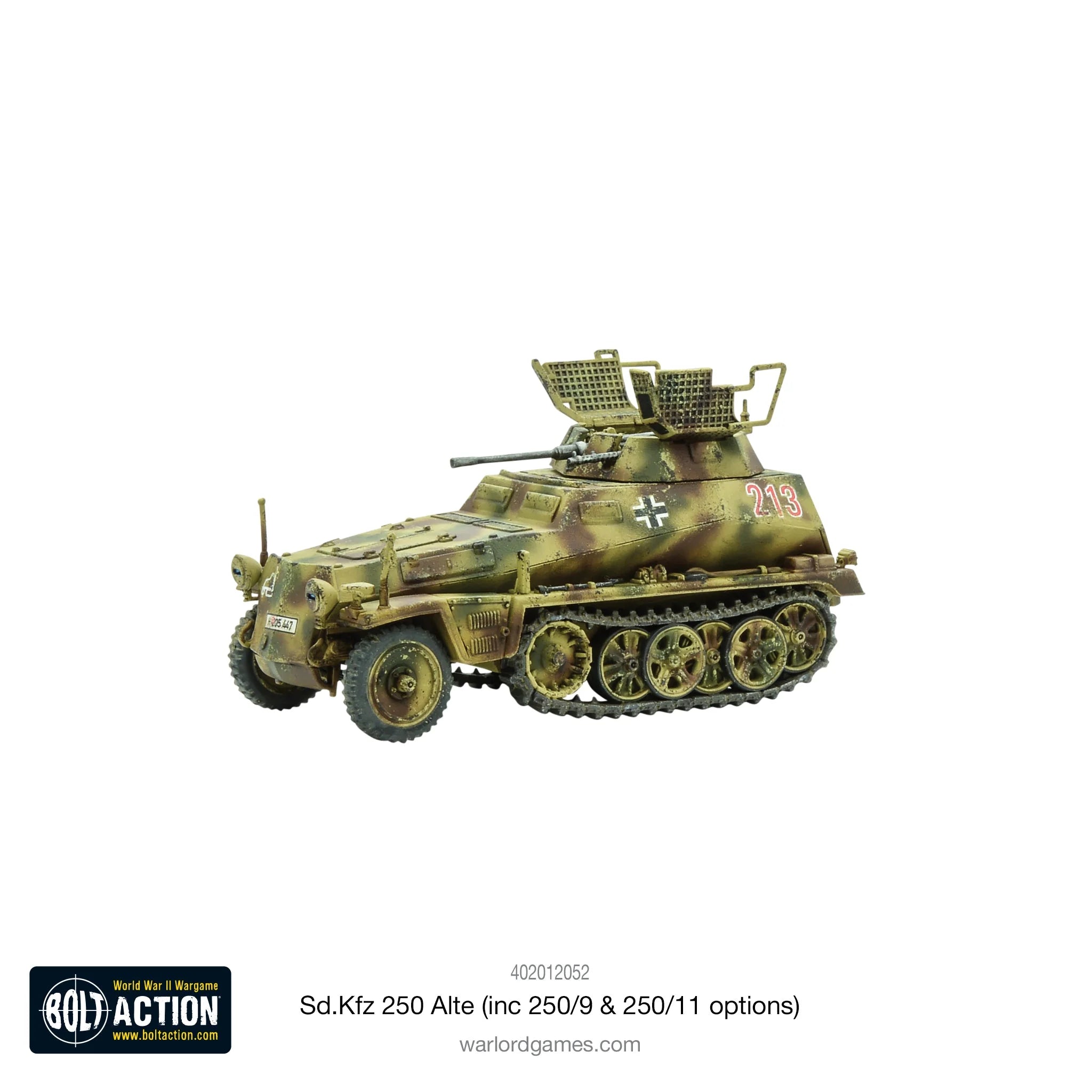Bolt Action - Sd.Kfz 250 (Alte) Half-Track (Options For 250/1, 250/9 & 250/11 Variants)