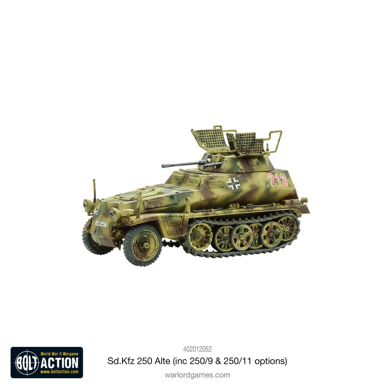 Bolt Action - Sd.Kfz 250 (Alte) Half-Track (Options For 250/1, 250/9 & 250/11 Variants)