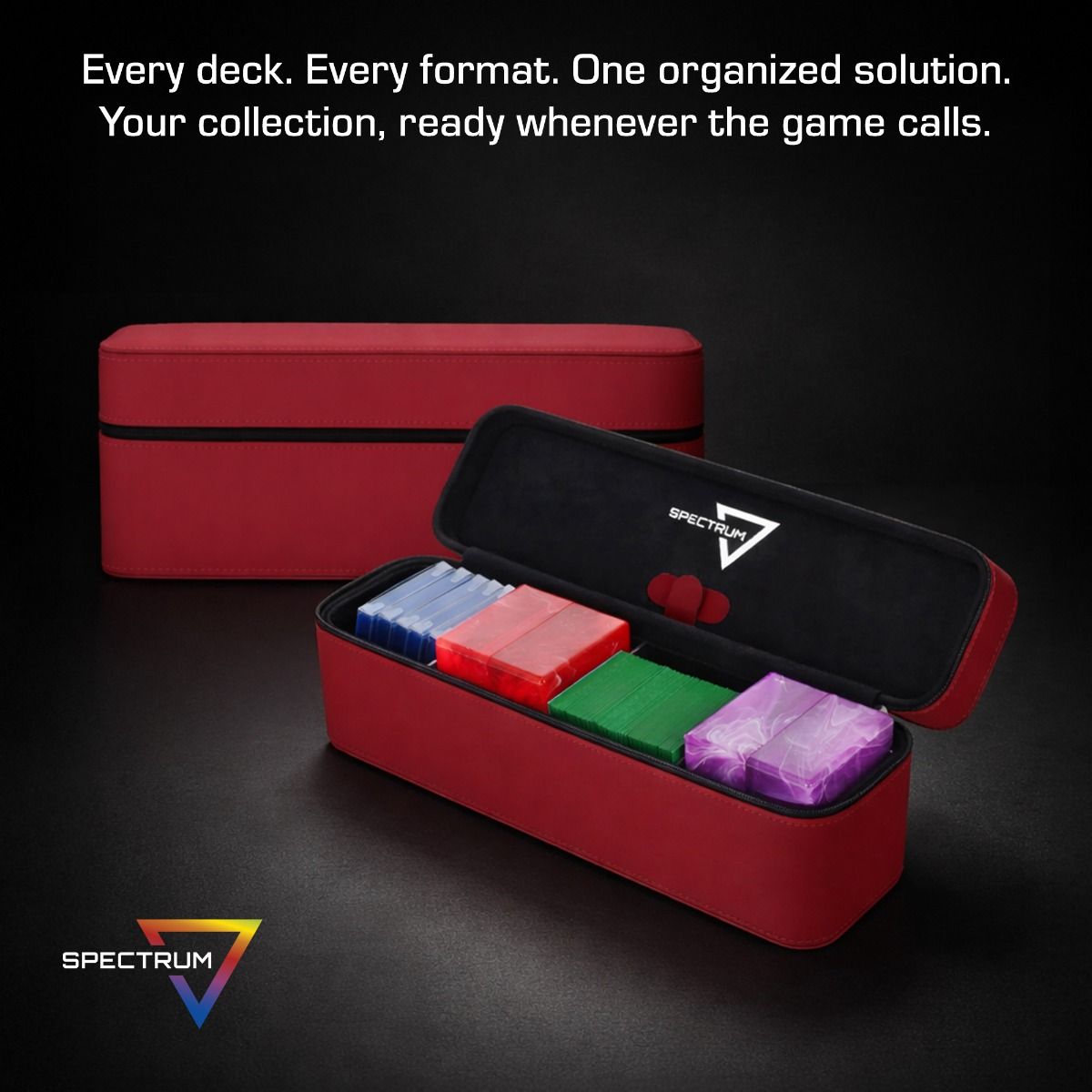 BCW - Prism Deck Case - Array - Red