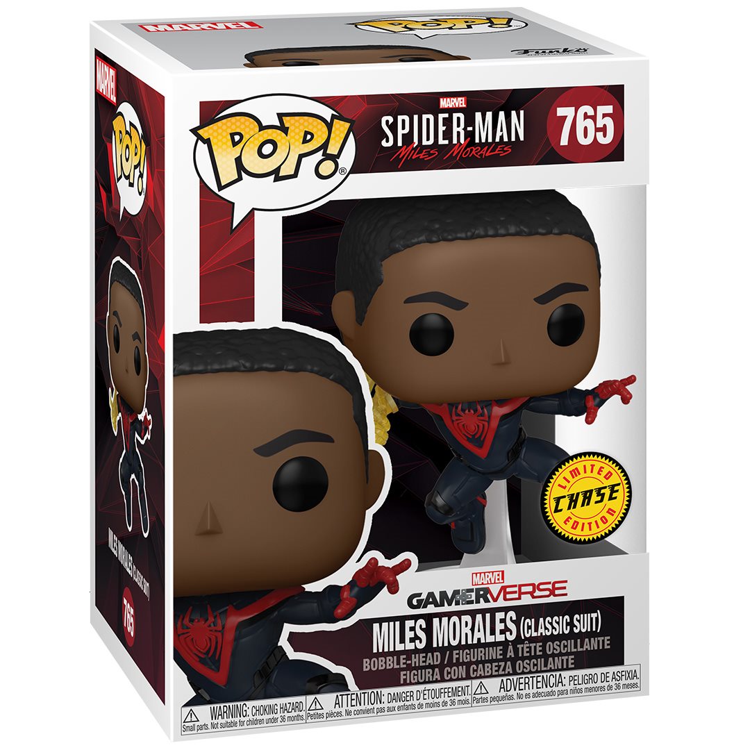 Spider-Man Miles Morales Classic Suit Pop! Vinyl Figure (Chase)