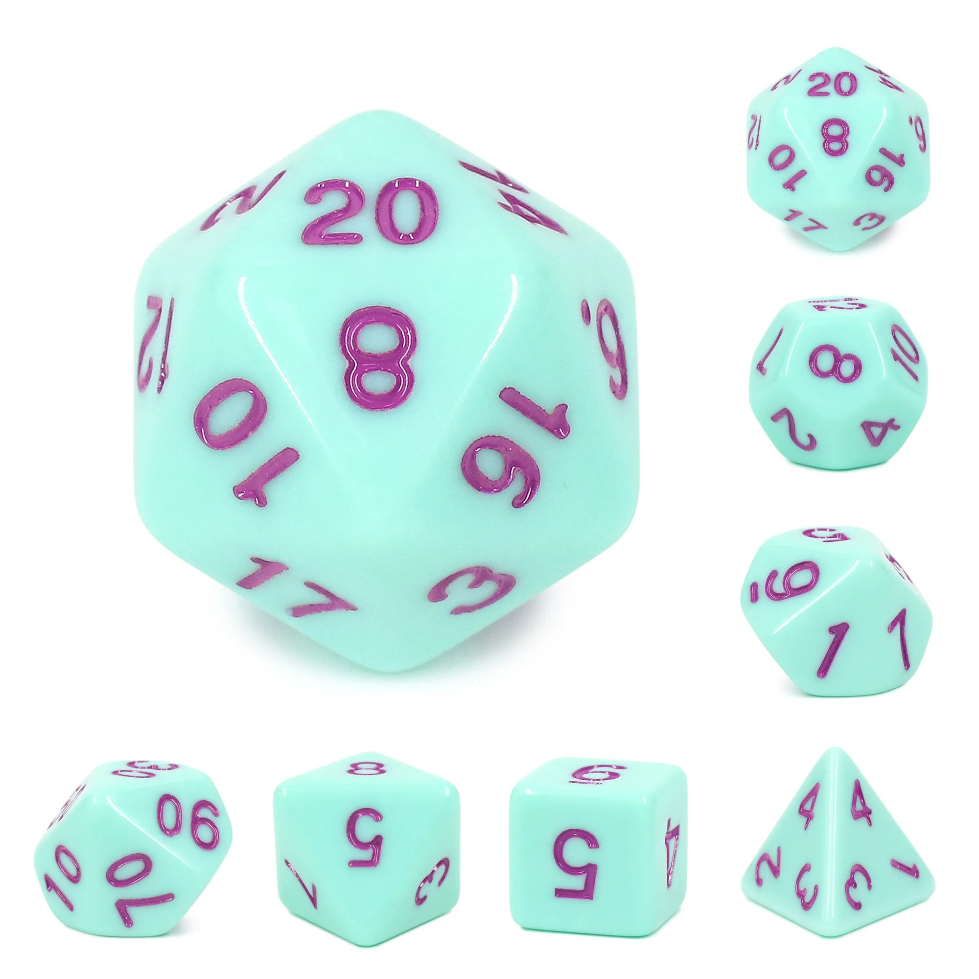 Mint Rose - 7ct Dice Set