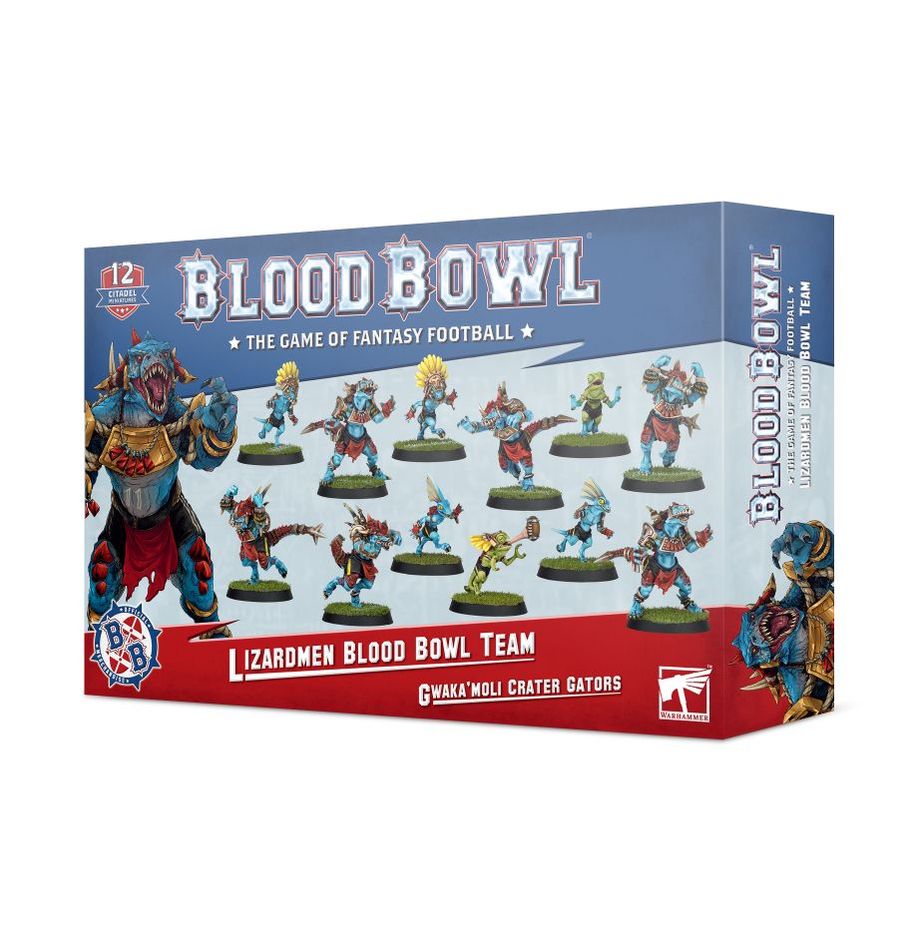 Blood Bowl - Lizardmen Blood Bowl Team – Gwaka'moli Crater Gators