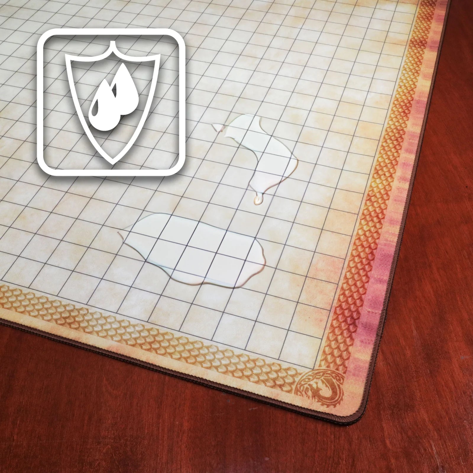 Enhance: Deluxe Rubber RPG Grid Mat Campaign Kit