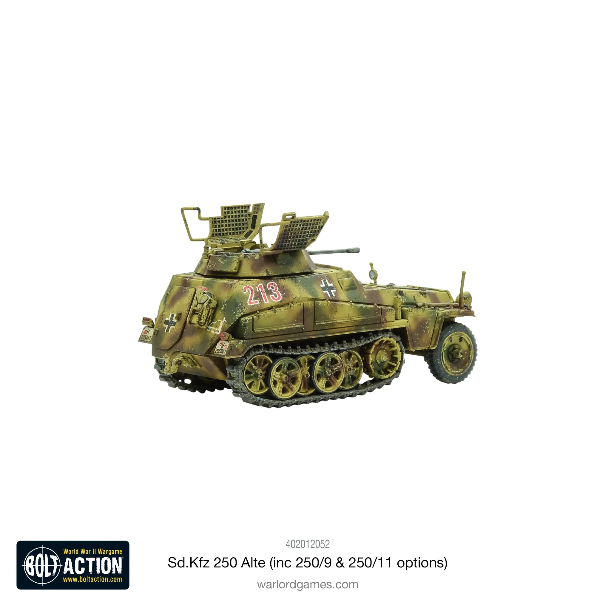 Bolt Action - Sd.Kfz 250 (Alte) Half-Track (Options For 250/1, 250/9 & 250/11 Variants)