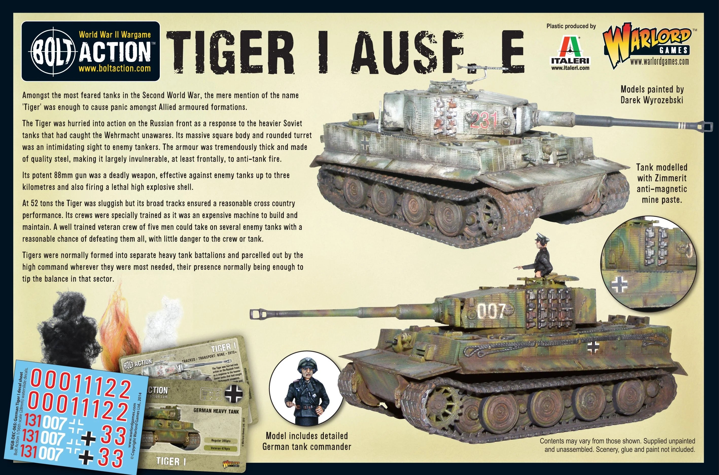 Bolt Action - Tiger I Ausf. E Heavy Tank