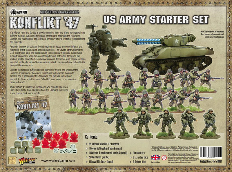 Bolt Action - Konflikt '47 - US Starter Set