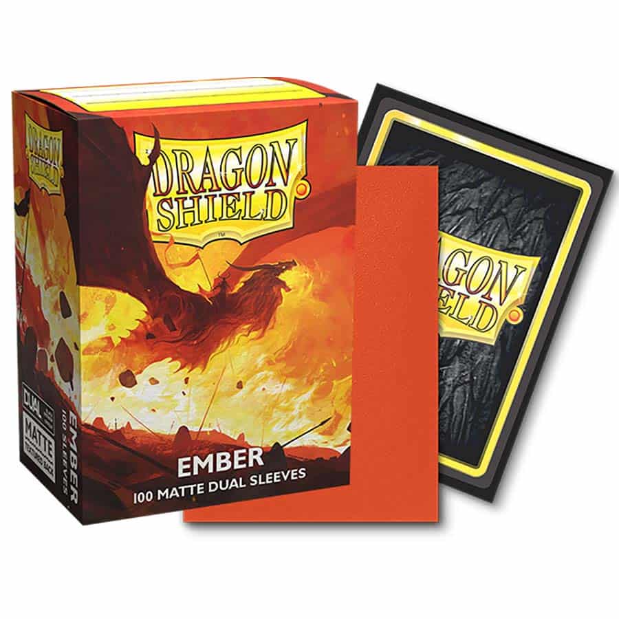 Dragon Shield: Standard Sleeves - Matte Ember (100)