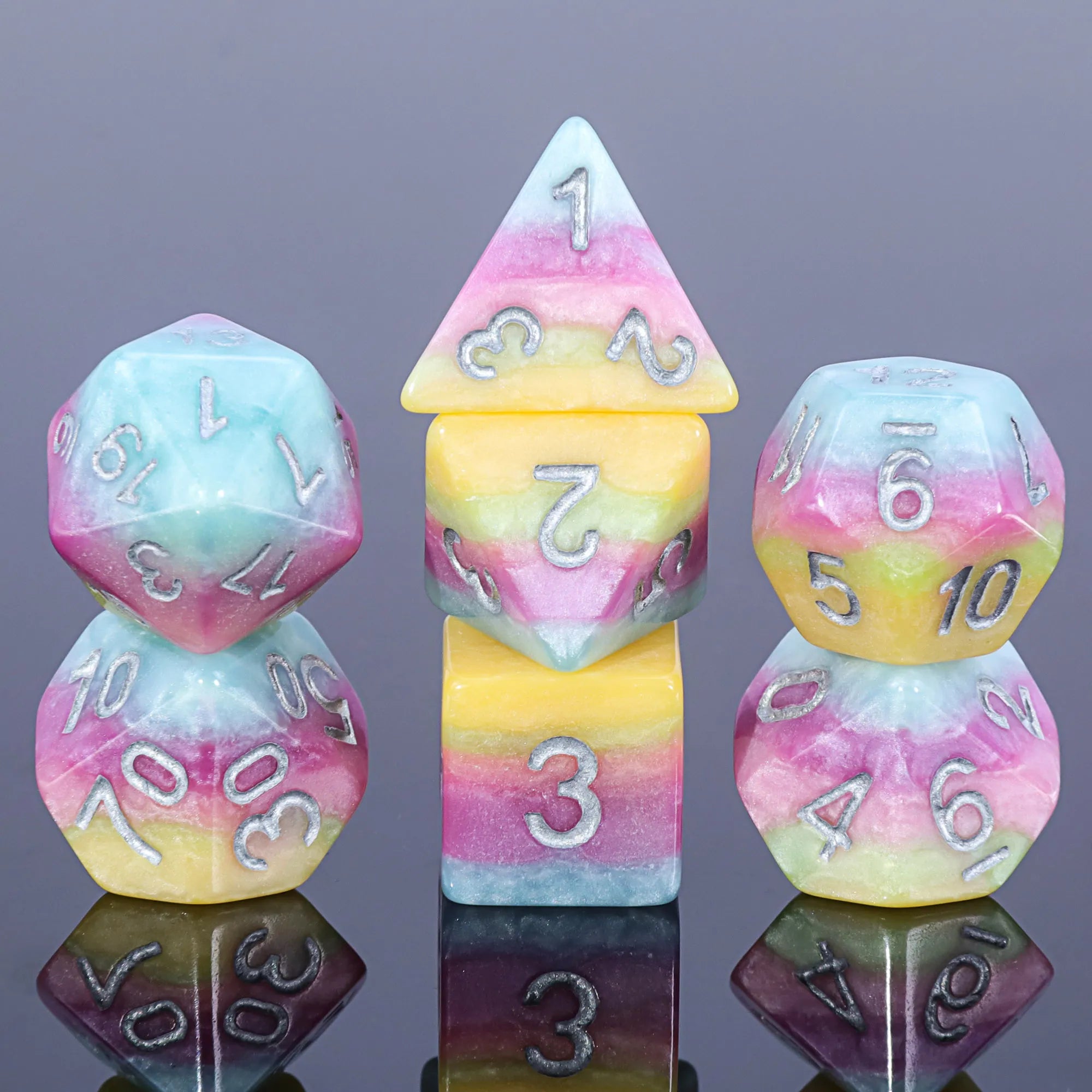 Romantic Garden - 7ct Dice Set