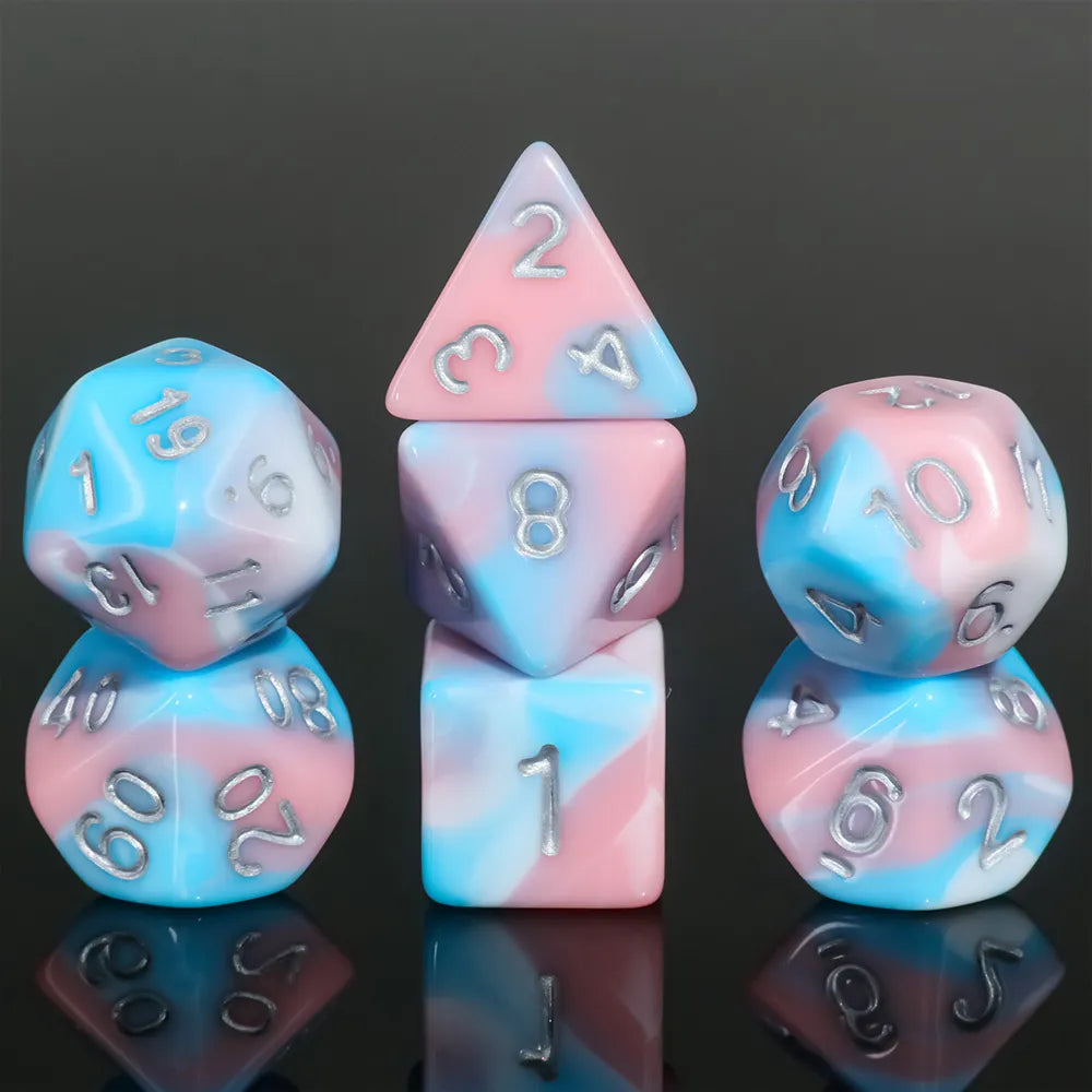 Cotton Candy - 7ct Dice Set
