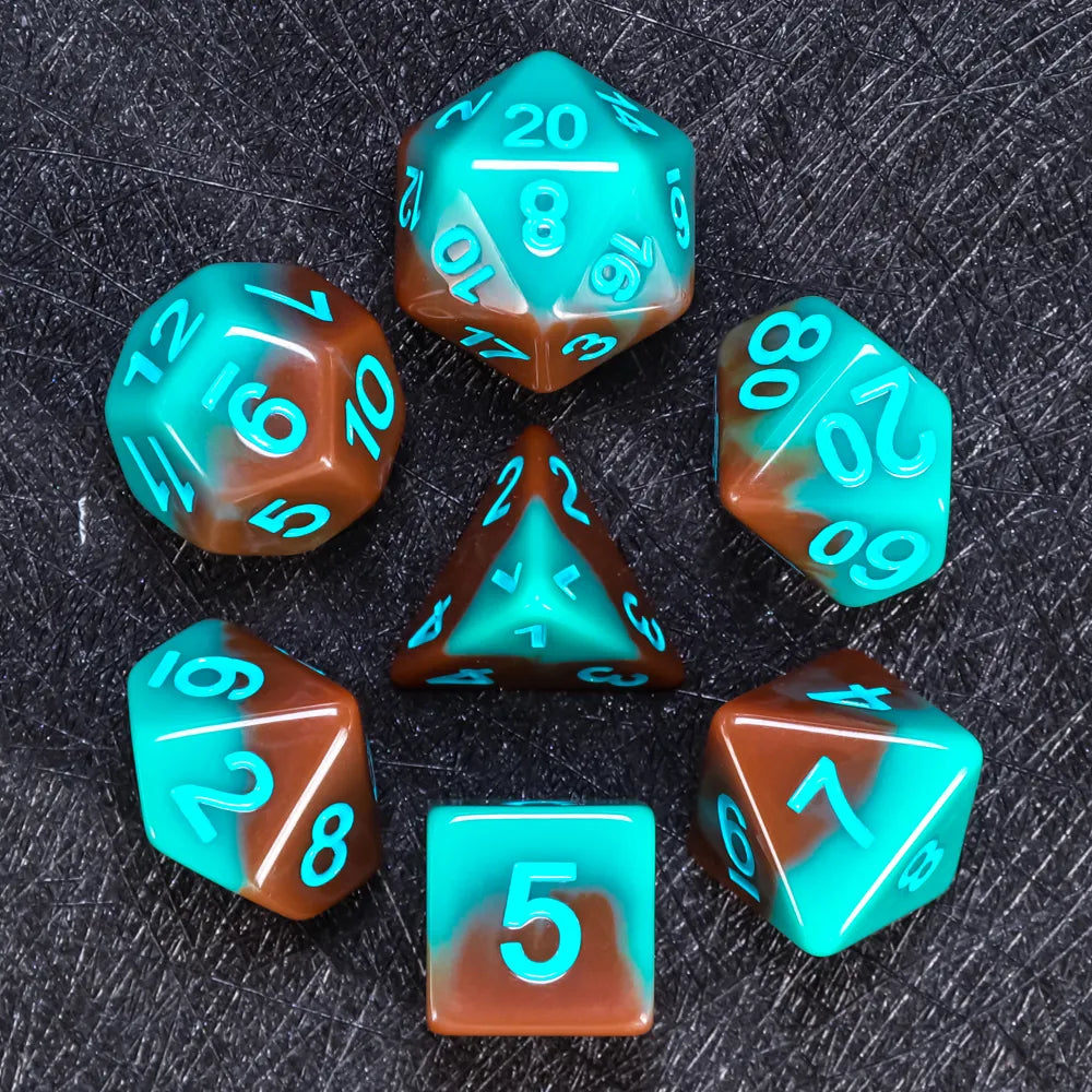 Dripping Sky - 7ct Dice Set