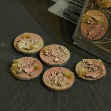 Gamers Grass - Battle Ready Bases - Round 40mm - Badlands (5)