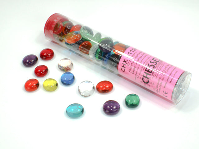 Chessex: Gaming Stones - Translucent Assorted Colors (40+)