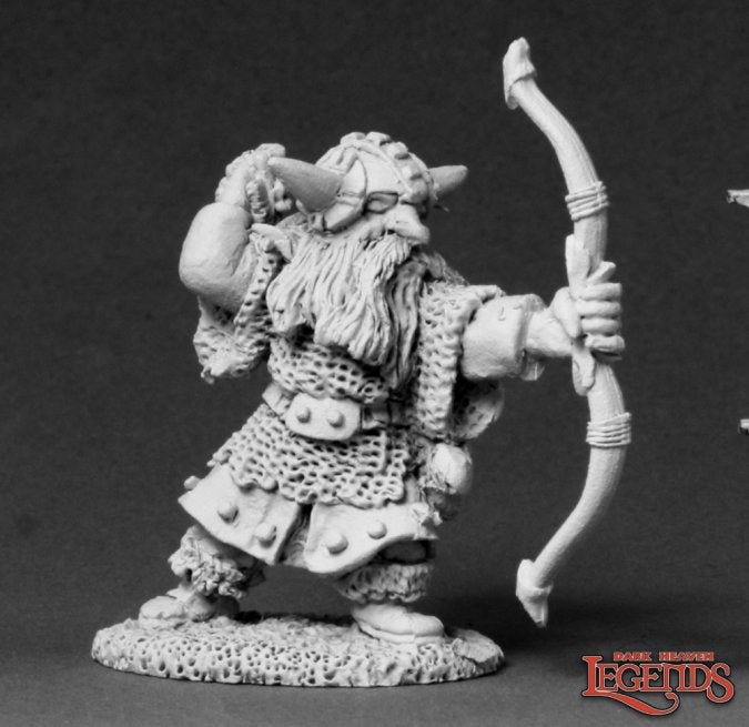 Reaper Miniatures: Dark Heaven Legends - Horgun Blackfletch, Dwarf Bowman
