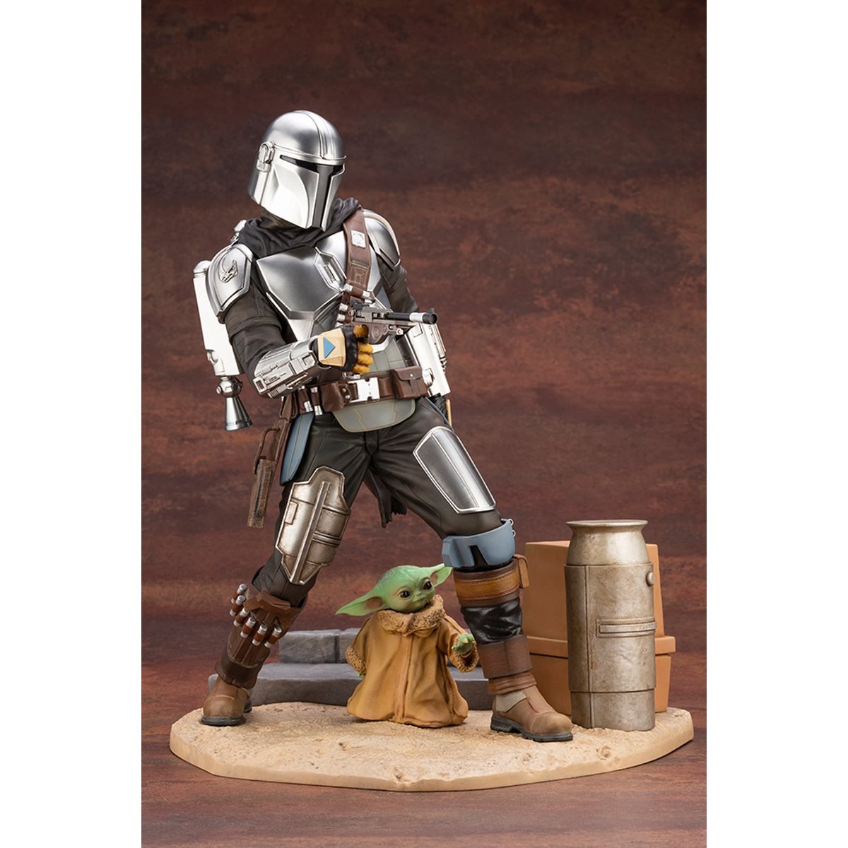 Star Wars The Mandalorian and Child 1:7 Scale ARTFX Statue