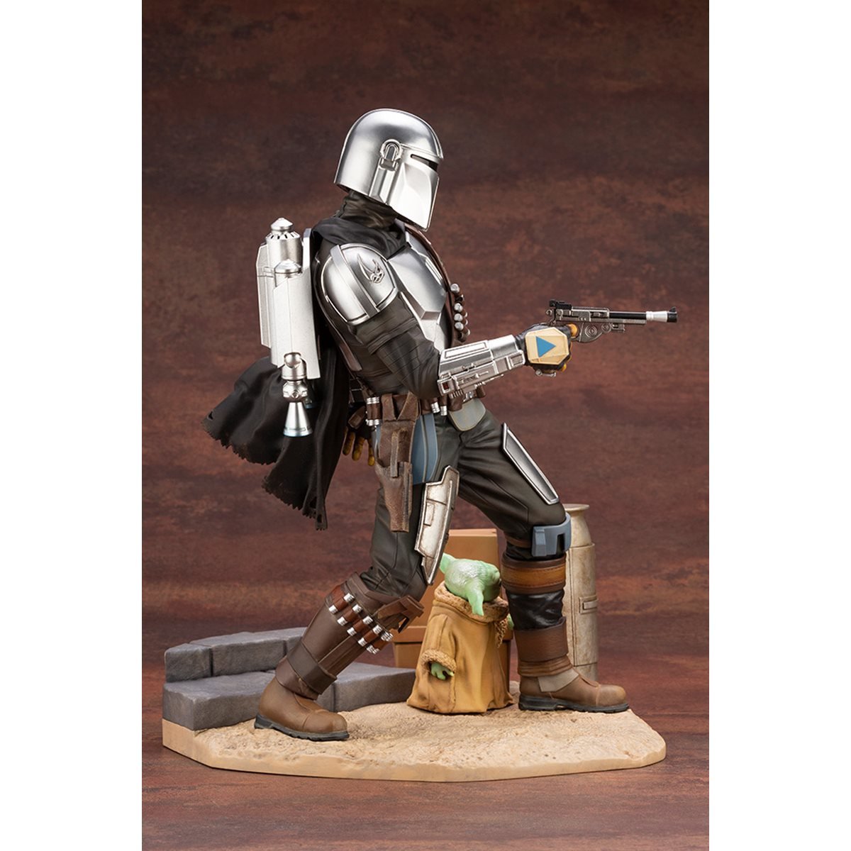 Star Wars The Mandalorian and Child 1:7 Scale ARTFX Statue