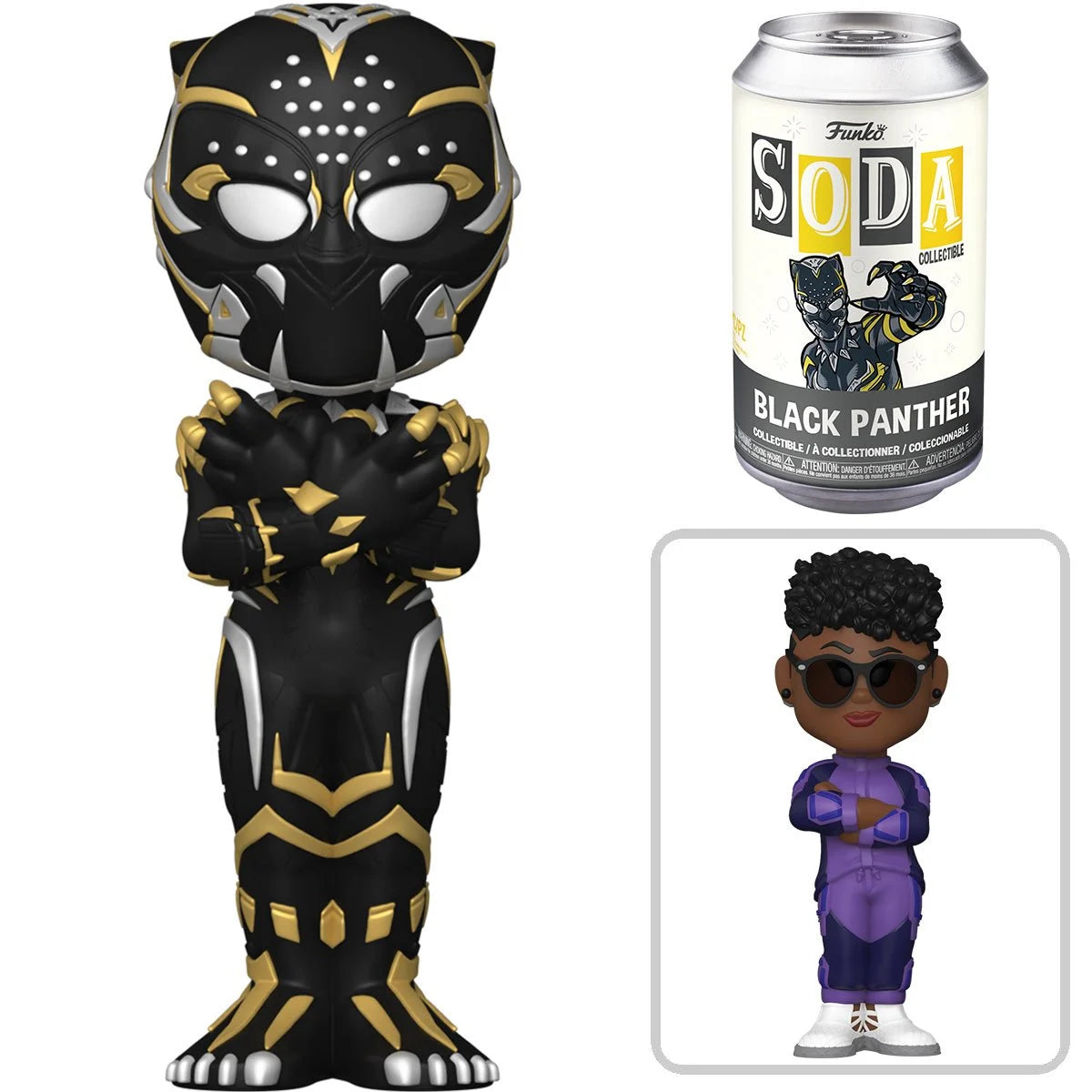 Black Panther: Wakanda Forever Black Panther Soda Vinyl Figure