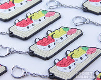 Pocket Sushi: Rubber Keychain - Sushi Cats