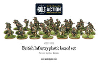 WWII British Infantry plastic boxed set