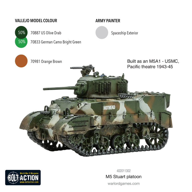 Bolt Action - M5 Stuart Platoon