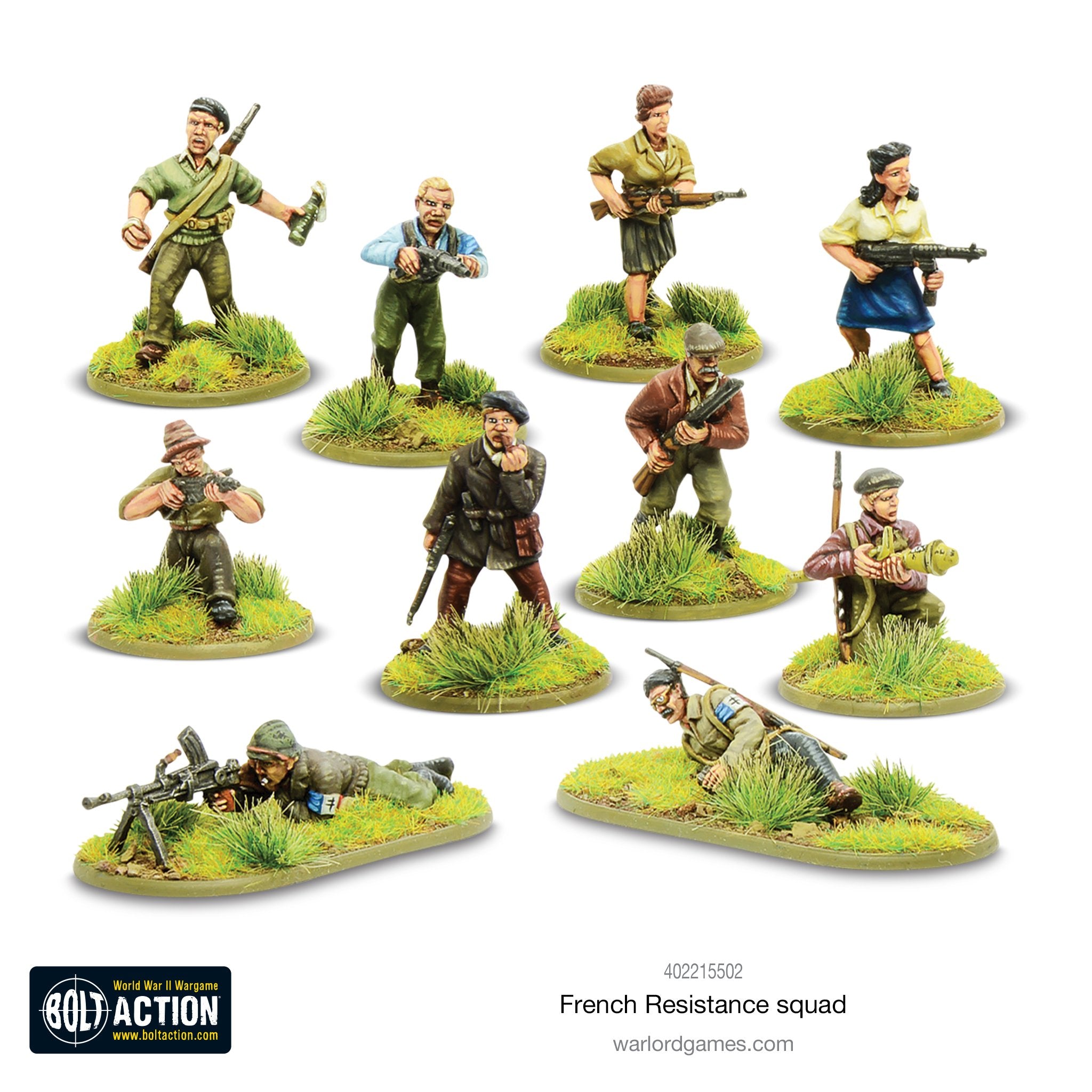 Bolt Action: French Resistance Squad