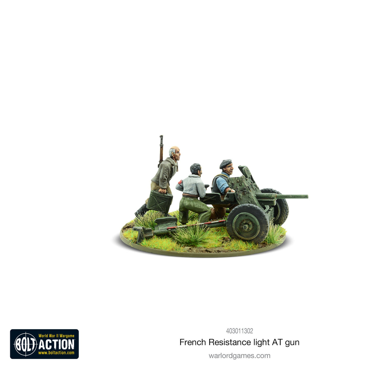 Bolt Action: French Resistance light anti-tank gun