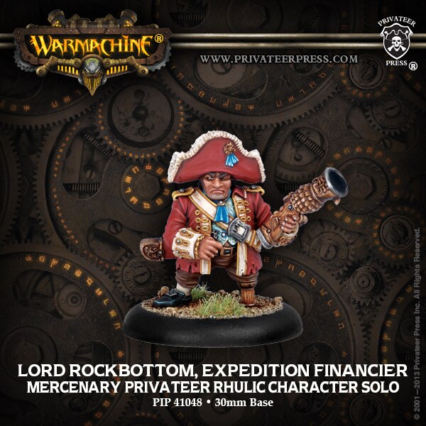 Lord Rockbottom, Expedition Financier