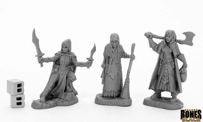 Reaper Miniatures: Bones Black - Women of Dreadmere (3)
