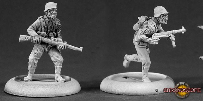 Reaper Miniatures:  Chronoscope - Zombie German Soldiers (2)