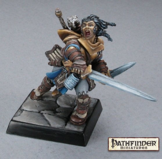 Reaper Miniatures: Pathfinder - Valeros, Iconic Male Human Fighter