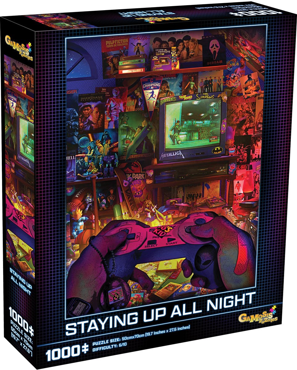 Staying Up All Night 1,000-Piece Puzzle