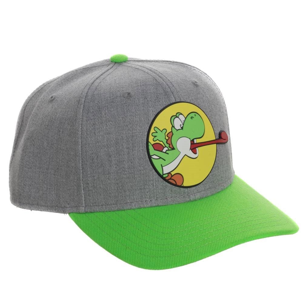 Super Mario Bros. Yoshi Pre-Curved Snapback Hat