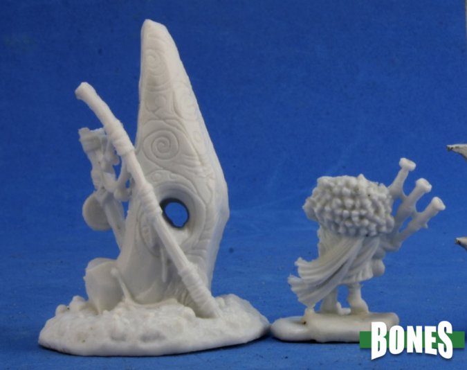 Reaper Miniatures: Dark Heaven Bones - Highland Familiar and Stone