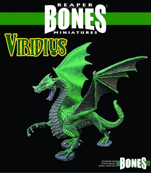 Reaper Miniatures: Bones - Viridius, Great Dragon