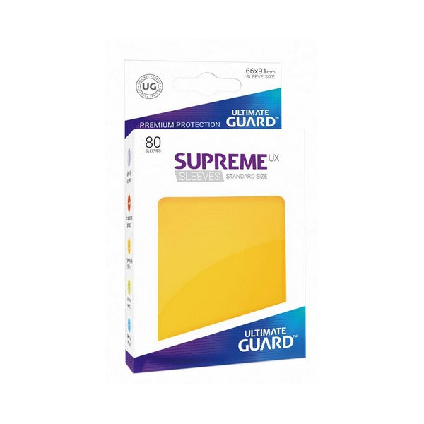 Ultimate Guard: Supreme Standard Sleeves - Yellow (80)