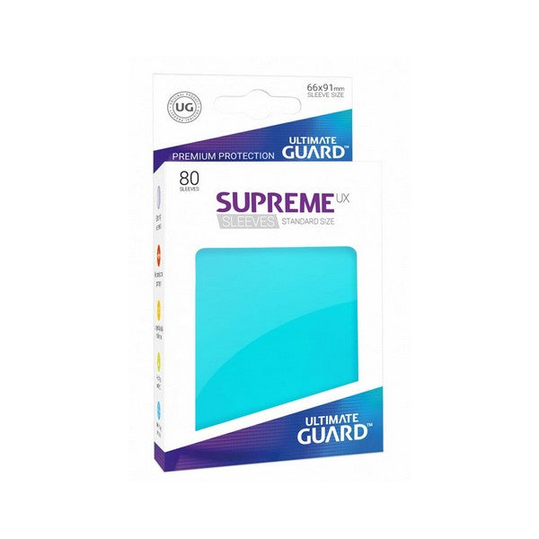 Ultimate Guard: Supreme Standard Sleeves - Aquamarine (80)