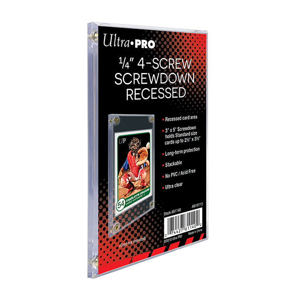 Ultra Pro: Standard Card Screwdown Recessed Holder