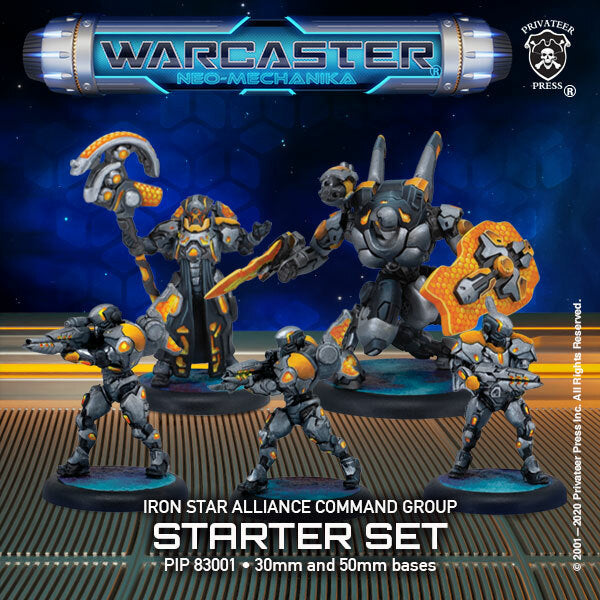 Warcaster Neo-Mechanika: Iron Star Alliance - Command Group Starter Set