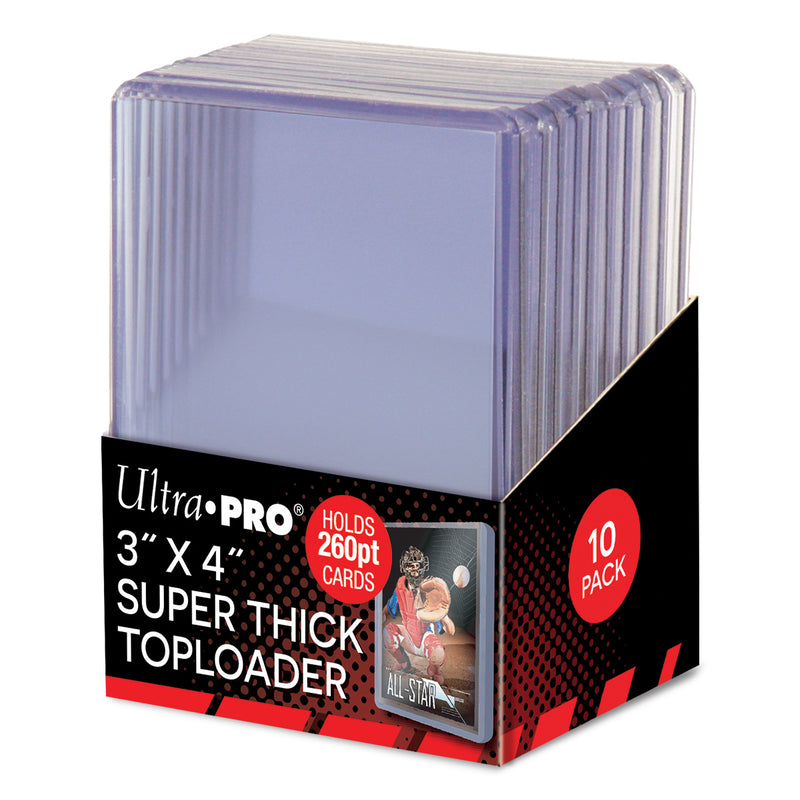 UltraPro: Toploader - 3" x 4" Super Thick 260pt (10)