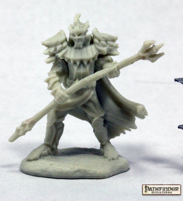 Reaper Miniatures: Pathfinder Bones - Vagorg, Half Orc Sorcerer