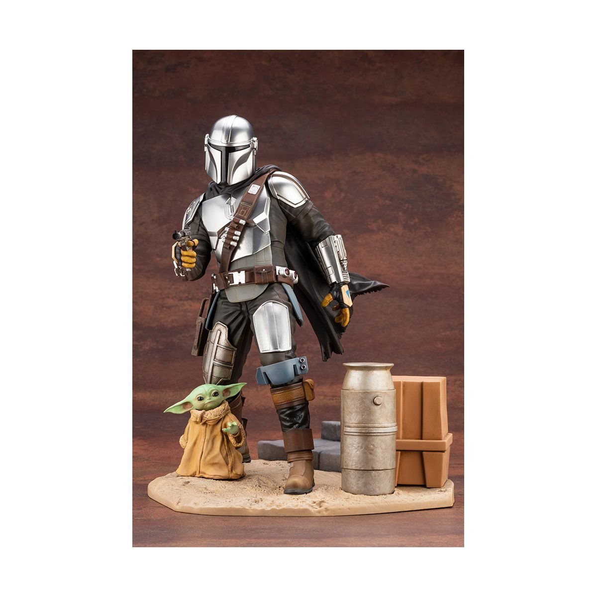 Star Wars The Mandalorian and Child 1:7 Scale ARTFX Statue