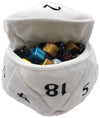 Ultra Pro: Plush D20 Dice Bag - White