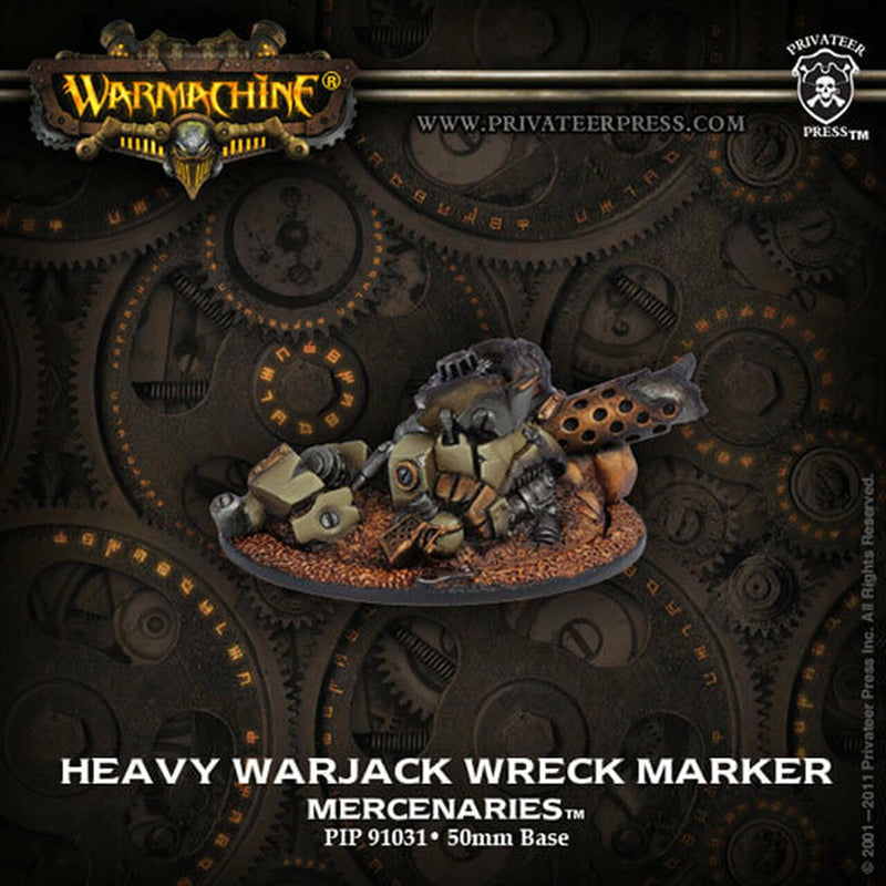 Heavy Warjack Wreck Marker