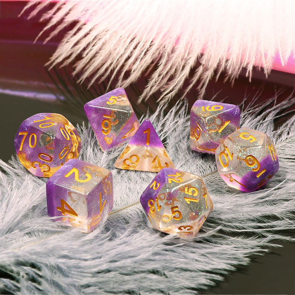 Violet Sunset - 7ct Dice Set