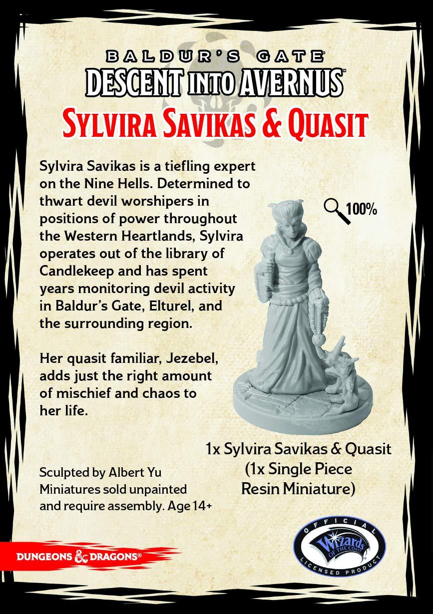 Dungeons and Dragons: Baldur's Gate - Descent into Avernus:  Sylvira Savikas & Quasit