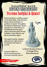 Dungeons and Dragons: Baldur's Gate - Descent into Avernus:  Sylvira Savikas & Quasit