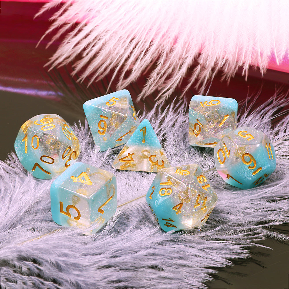 Snowglobe - 7ct Dice Set